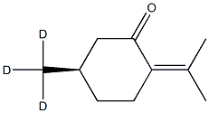 (+)-(R)-Pulegone-D3 Struktur