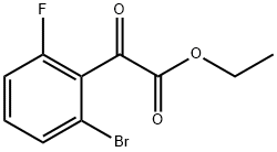 Ethyl 2-(2-bromo-6-fluorophenyl)-2-oxoacetate Struktur