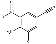 4-Amino-3-chloro-5-nitrobenzonitrile Struktur