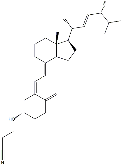 Vitamin D2 Propiononitrile Struktur