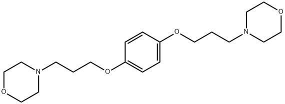 1,4-Bis(3-morpholinopropoxy)benzene Struktur