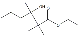 3-Hydroxy-2,2,3,5-tetramethylhexanoic Acid Ethyl Ester Struktur