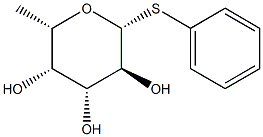 Phenyl b-L-thiofucopyranoside Struktur