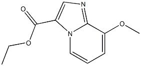 8-Methoxy-imidazo[1,2-a]pyridine-3-carboxylic acid ethyl ester Struktur