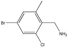 (4-Bromo-2-chloro-6-methyl-phenyl)-methyl-amine Struktur