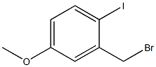 2-Bromomethyl-1-iodo-4-methoxy-benzene Struktur