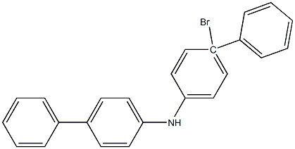 N-(4-bromophenyl)-4-p-triphenylamine Struktur