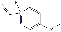 1-fluoro-4-methoxybenzaldehyde Struktur