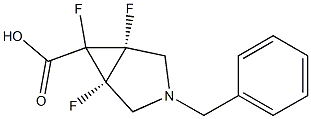 (1R,5S,6s)-3-benzyl-1,5,6-trifluoro-3-azabicyclo[3.1.0]hexane-6-carboxylic acid