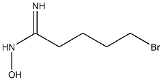 5-BROMO-N-HYDROXY-PENTANAMIDINE Struktur