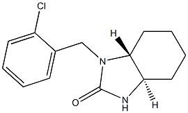 (3AR,7AR)-1-(2-CHLOROBENZYL)OCTAHYDRO-2H-BENZIMIDAZOL-2-ONE Struktur