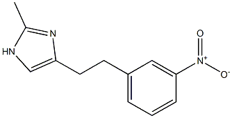 2-METHYL-4-[2-(3-NITRO-PHENYL)-ETHYL]-IMIDAZOLE Struktur