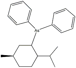 (1R,2S,5R)-(-)-MENTHYLDIPHENYLARSINE Struktur