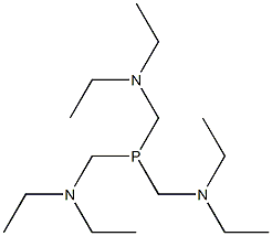 TRIS(DIETHYLAMINOMETHYL)PHOSPHINE Struktur