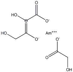 Americium(III) glycolate Struktur