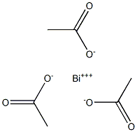 Bismuth(III) triacetate Struktur