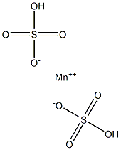 Manganese(II) bisulfate Struktur