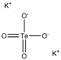 Potassium tellurate Struktur