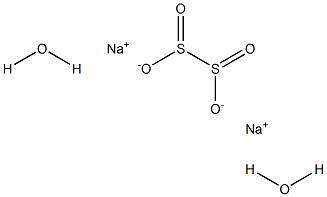 Sodium dithionite dihydrate Struktur