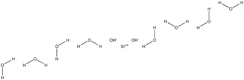 Strontium hydroxide octahydrate Struktur