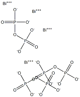 Tetrabismuth biphosphate Struktur