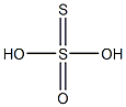 Thiosulfuric acid Struktur