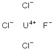 Uranium(IV) trichloride fluoride Struktur