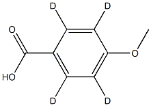 4-Methoxybenzoic Acid-2,3,5,6-D4 Struktur