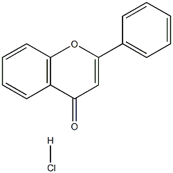 Flavone hydrochloride Struktur