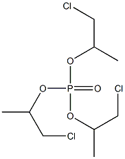 Tris(1-chloro-2-propyl) phosphate Struktur