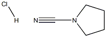 1-cyanotetrahydropyrrole hydrochloride Struktur