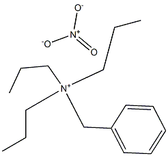 Benzyltripropylammonium nitrate Struktur