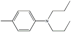 N,N-Dipropyl-p-methylaniline Struktur