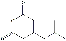 4-isobutyldihydro-2H-pyran-2,6-(3H)-dione Struktur