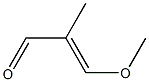 Methoxymethacrylaldehyde Struktur