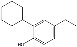 4-ethyl cyclohexyl phenol Struktur