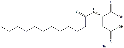 Lauroyl-L-aspartate sodium Struktur