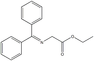 N-diphenylmethylene glycine ethyl ester Struktur