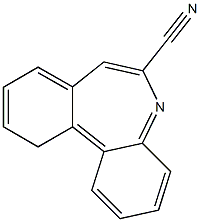 6-cyano-11-hydro-dibenzoazepine Struktur