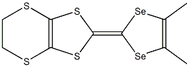 2-(4,5-Dimethyl-1,3-diselenole-2-ylidene)-5,6-dihydro-1,3-dithiolo[4,5-b][1,4]dithiin Struktur