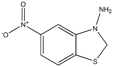 3-amino-5-nitrobenzothiazole Struktur