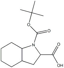 N-BOC-L-Octahydroindole-2-carboxylic acid Struktur