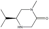 (S)-5-ISOPROPYL-1-METHYLPIPERAZIN-2-ONE Struktur