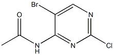 4-ACETYLAMINO-5-BROMO-2-CHLOROPYRIMIDINE Struktur