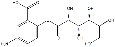 5-AMINOSALICYLICACIDGLUCONATE Struktur