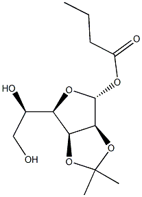 O-Butanoyl-2,3-O-isopropylidene-a-D-mannofuranoside Struktur