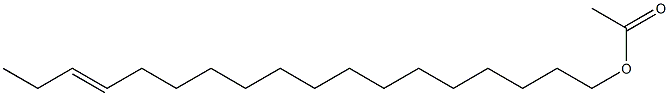 CIS,TRANS-15-OCTADECENYL ACETATE Struktur