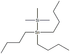 TRIBUTYLSTANNYLTRIMETHYISILANE Struktur