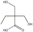 2,2,-dihydroxymethylbutyric acid Struktur