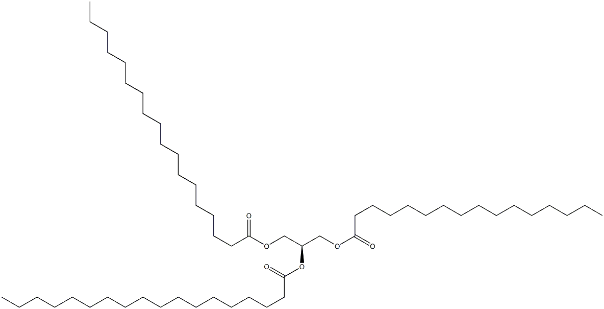 1-hexadecanoyl-2,3-dioctadecanoyl-sn-glycerol Struktur